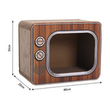 TV Shape Cat Scratcher House Bed