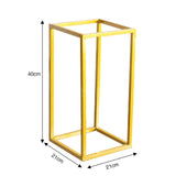 40cm Metal Rectangular Flower Stand Pedestal