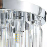 Chrome 30x14cm Crystal Mount Ceiling Light