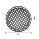 Black Round 33cm Cast Iron Grill Grate