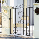 3ft Heavy Duty Wrought Iron Gate with Fittings Bolt