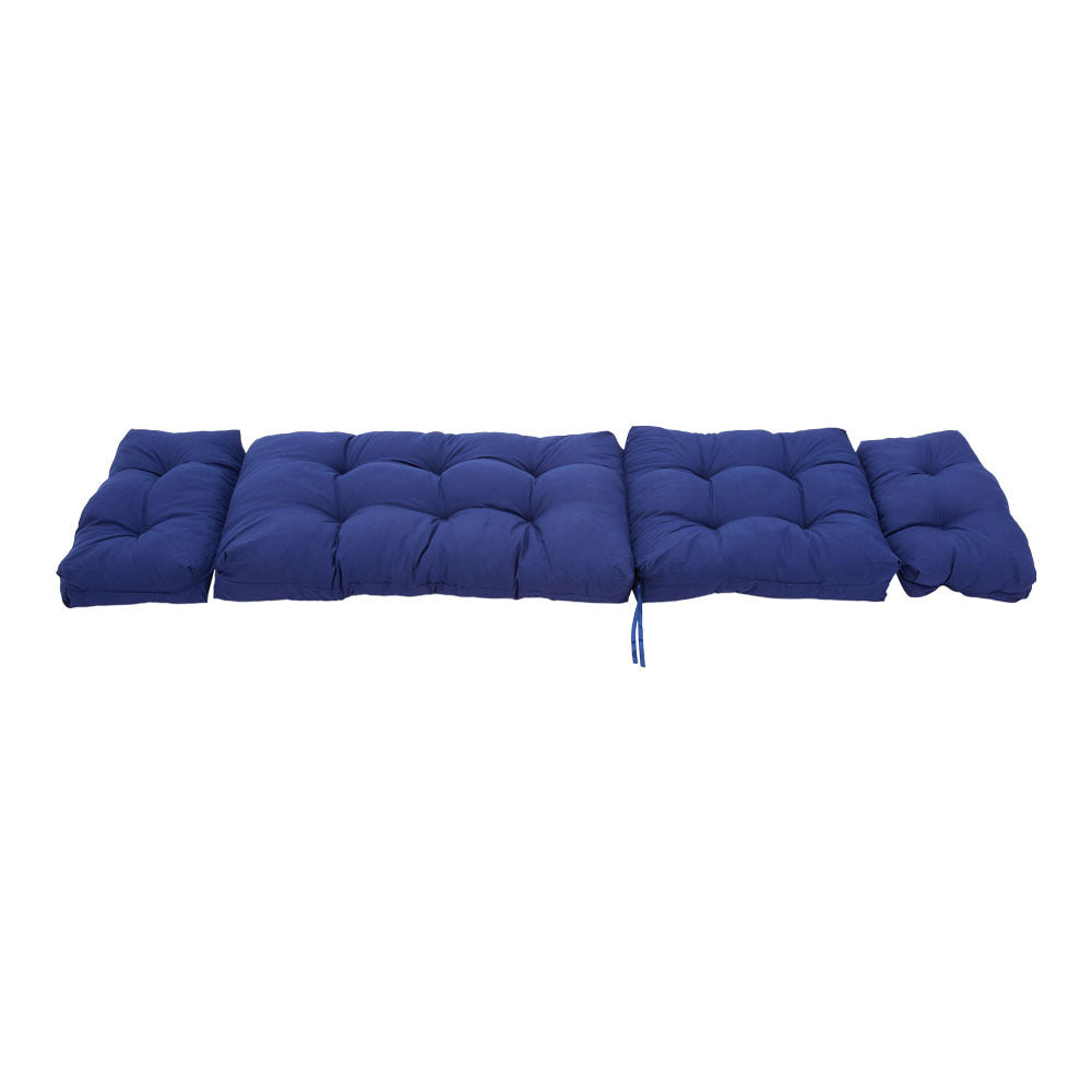 Blue 180cm Outdoor Thickened Lounger Cushion