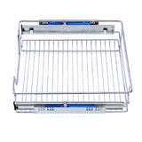 Set of 2 Pull Out Wire Basket Kitchen Cabinet Larder Organizer Cupboard Drawer, 30CM