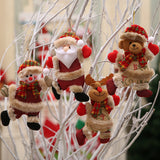 4 Pieces Christmas Tree Decoration Hanging Ornament Dolls