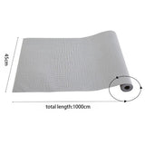 Grey Linen Textured PVC Self-adhesive Wallpaper