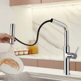 Rotable Pulldown Kitchen Mixer Tap,Chrome