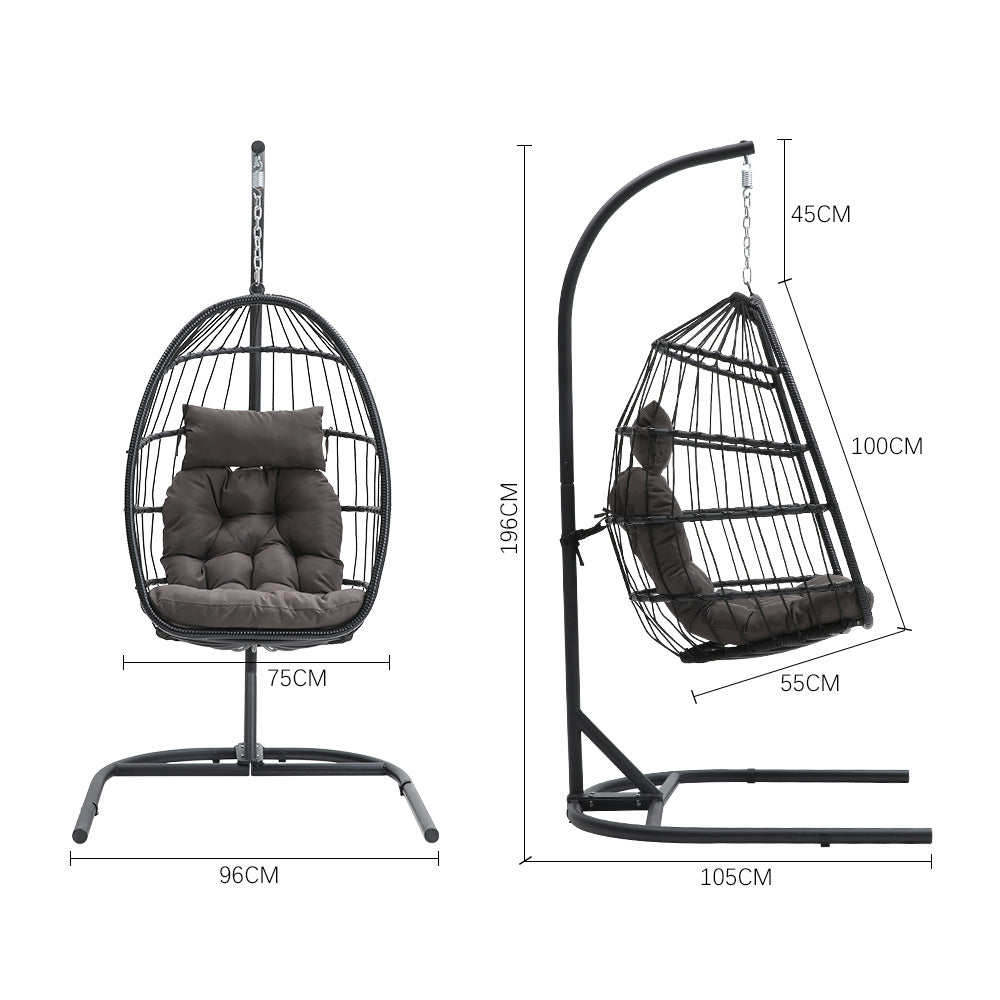 Outdoor Hanging Egg Shaped Chair