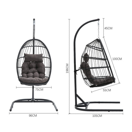 Outdoor Hanging Egg Shaped Chair