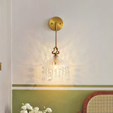 51.5cm Single Light Glass Wall Sconce
