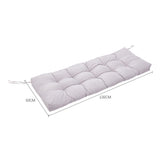 Grey Outdoor Waterproof Patio Benches Seat Cushion