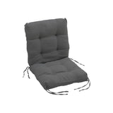 Indoor and Outdoor Lawn Chair Rattan Chair Cushion,Dark Grey