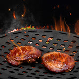 Black Round 33cm Cast Iron Grill Grate