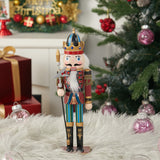 Wooden Nutcracker Soldier Figurine Christmas Ornament