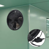 Black 14 inch Ventilation Exhaust Axial Fan