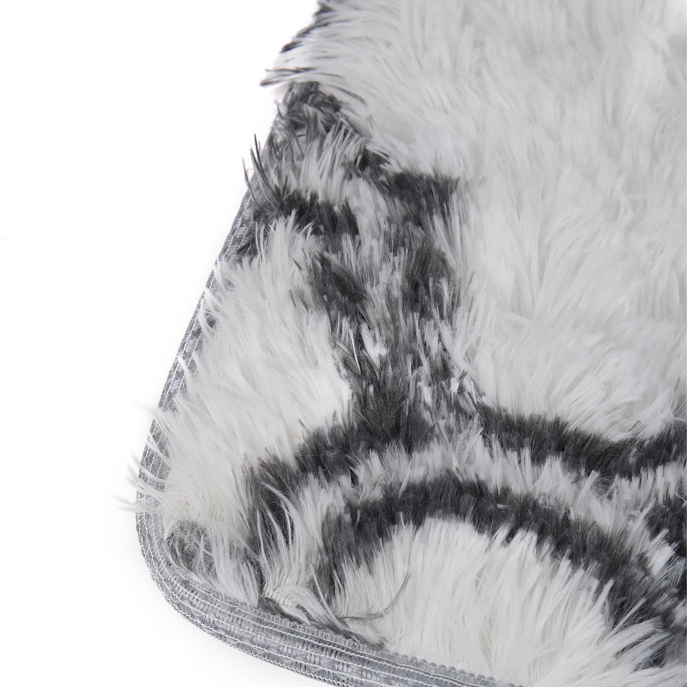 120cm Modern Geometric Indoor Shag Area Rug