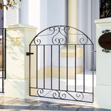 3ft Wrought Iron Pedestrian Gate with Fittings Bolt Heavy Duty