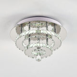 30W LED Ceiling Light Crystal Pendant Lamp, Dimmable with Remote