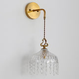 51.5cm Single Light Glass Wall Sconce