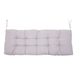 Grey Outdoor Waterproof Patio Benches Seat Cushion
