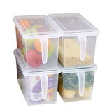 4Pcs Clear Refrigerator Food Storage Container