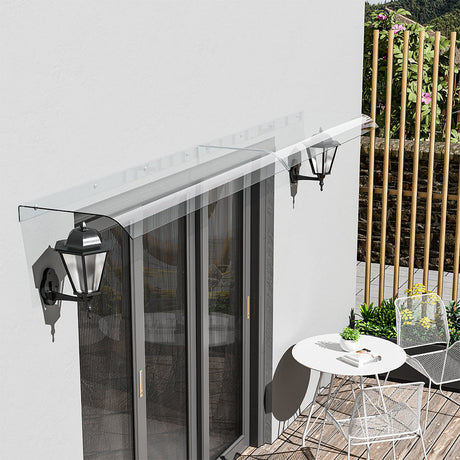 200x40cm Transparent Awning Window Door Canopy
