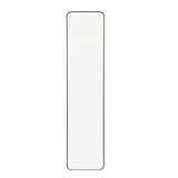 Full Length Mirror with Rounded Corners Door Hanging Black Mirror