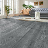 Grey Rustic Style Wood Plank PVC Laminate Flooring, 1 Square