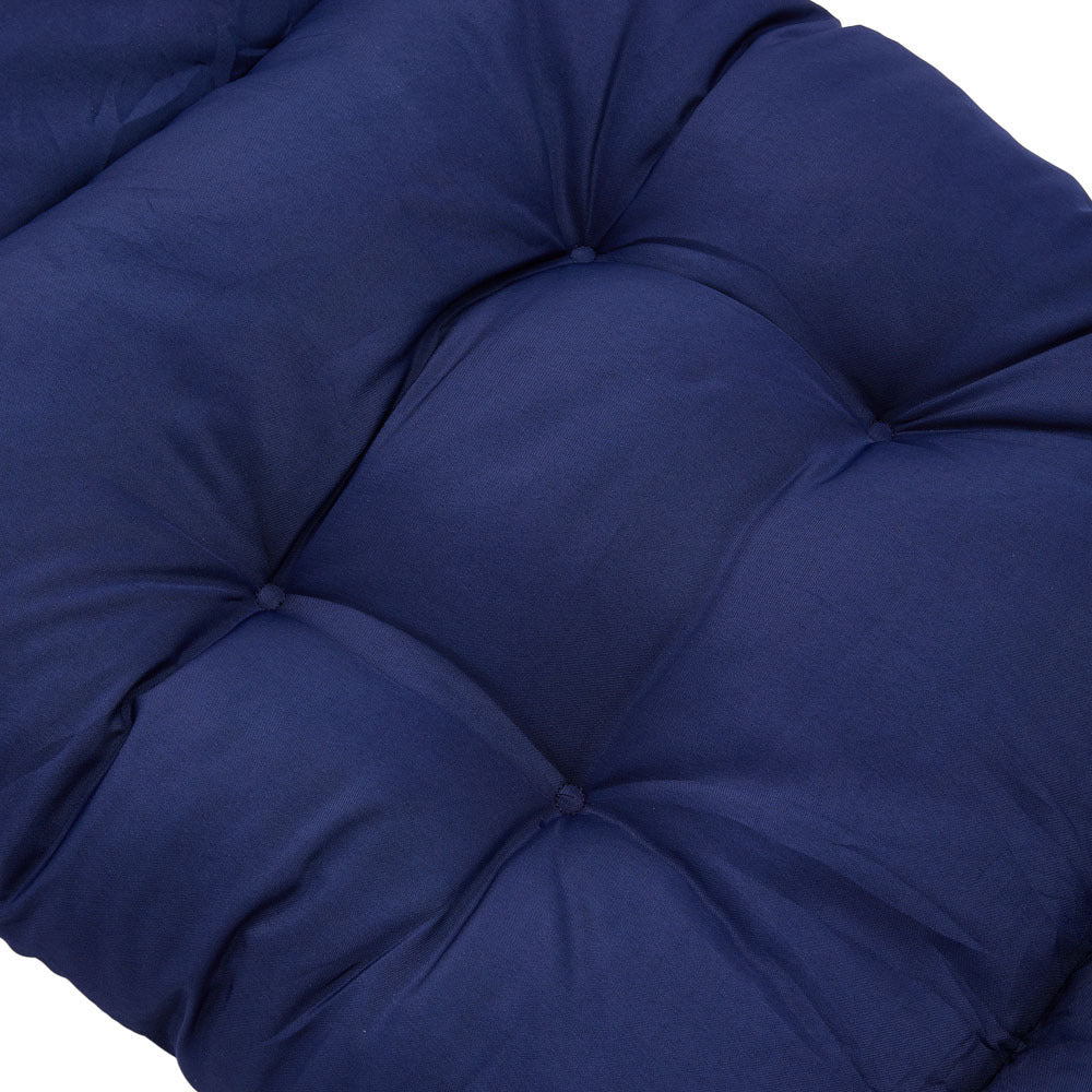 Blue 180cm Outdoor Thickened Lounger Cushion