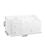 White Large Makeup Organizer Storage with Drawers
