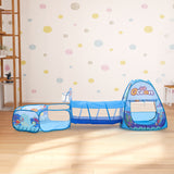 Kids Pop Up Play Tent Set Toddlers Tunnel Playhouse