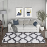 180cm Modern Geometric Indoor Shag Area Rug