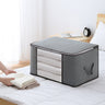 Fabric Storage Organizer with Clear Window and Foldable Design