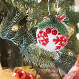 Set of 9 Christmas Ball Ornaments Hanging Decorations for Christmas Tree