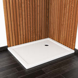 White 1000x800mm Rectangular Shower Tray