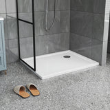 White 1000x800mm Rectangular Shower Tray