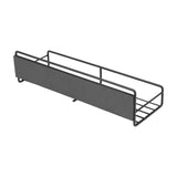 Black 2Pcs Magnetic Fridge Storage Shelf with Hooks