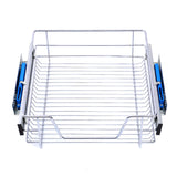 Pull Out Wire Basket Kitchen Cabinet Larder Organizer Cupboard Drawer, 40CM