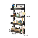 4 Tier Hanging Door Adjustable Shower Caddy Shelf