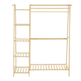 110cm Natural Bamboo Bedroom Garment Clothes Rack