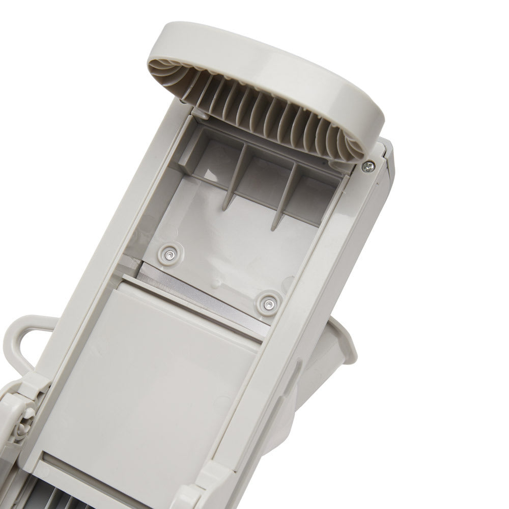 Grey Kitchen Manual Slicer with Food Container