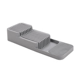 9 Slot Compact Kitchen Knife In Drawer Organiser