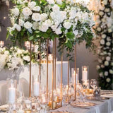 40cm Metal Rectangular Flower Stand Pedestal
