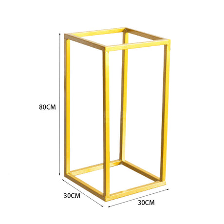 Gold Column Flower Stand for Wedding Decoration