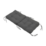 Indoor and Outdoor Lawn Chair Rattan Chair Cushion,Dark Grey