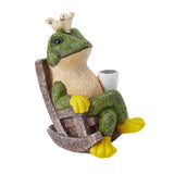 Frog Prince Figurine Resin Tabletop Ornament