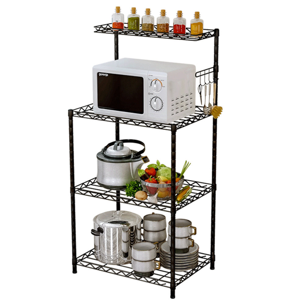 3 Tier Microwave Oven Rack with Top Spice Shelf