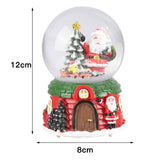 Santa Claus Snowball Music Box Christmas Ornament