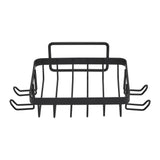 Black 4Pcs No Drill Shower Caddy Set with Wall Stickers