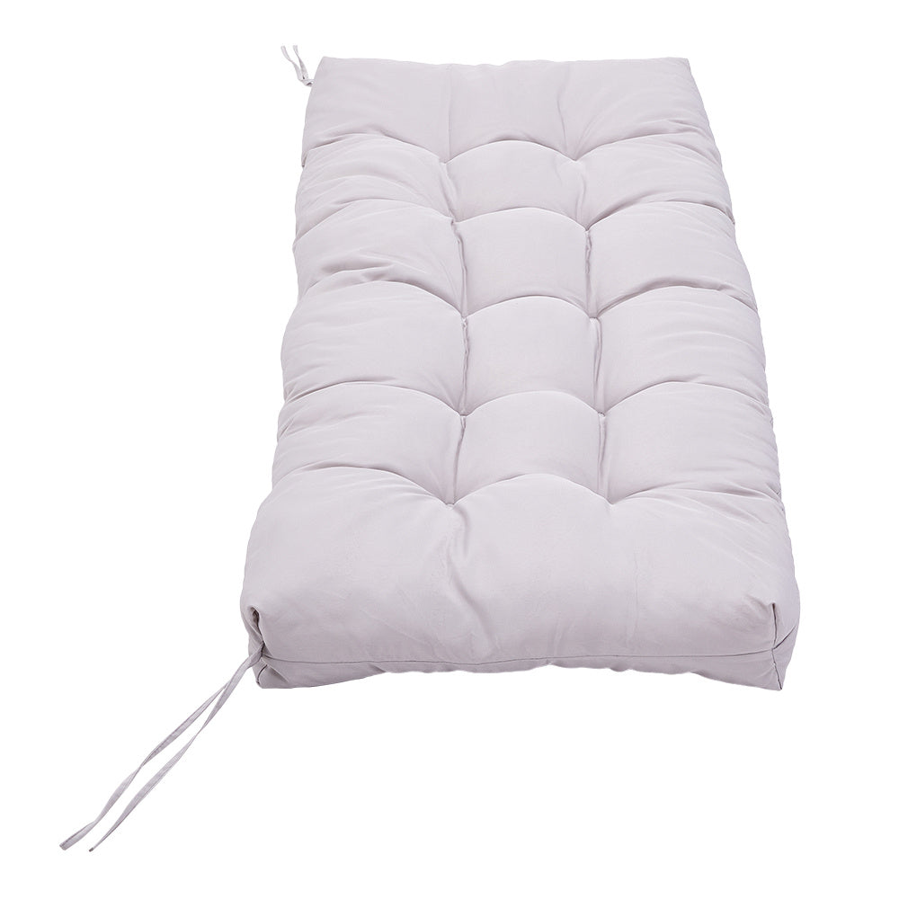 Grey Outdoor Waterproof Patio Benches Seat Cushion