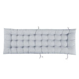 Outdoor Garden Patio Recliner Deck Chair Seat Cushion Pad, Grey
